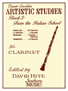 Artistic Studies Bk 3 by Ernesto Cavallini - Hite David - for Clarinet Method (Book 3)