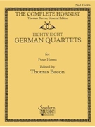 88 German Quartets by Bacon Ernst - Bacon Thomas - for French Horn 2