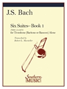 Suites 123 For Violoncello Alone by Bach Johann Sebastian - Marsteller Robert L - for Trombone Unaccompanied