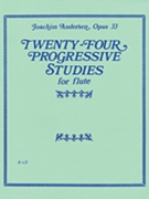 24 Progressive Studies Opus 33 by Andersen J for Flute Method