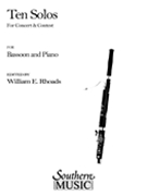 Ten Solos for Concert and Contest by - Rhoads William E - for Bassoon