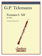 Fantasies I - XII by Telemann Georg Philipp - Forrest Sidney - for Oboe Solo