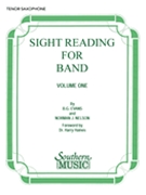 Sight Reading For Band Volume 1 by Evans and Nelson for Tenor Saxophone