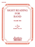 Sight Reading For Band Volume 2 by Evans and Nelson for Bassoon