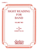 Sight Reading For Band Volume 2 by Evans and Nelson for Bb Clarinet 3
