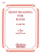 Sight Reading For Band Volume 2 by Evans and Nelson for Flute