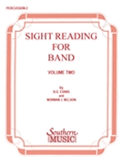 Sight Reading For Band Volume 2 by Evans and Nelson for Percussion 2