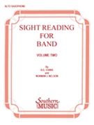 Sight Reading For Band Volume 2 by Evans and Nelson for Alto Saxophone