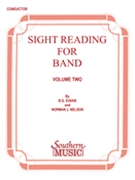 Sight Reading For Band Volume 2 by Evans and Nelson for Conductor Score