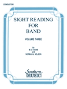 Sight Reading For Band Volume 3 by Evans and Nelson for Conductor Score