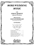 More Wedding Music For String Quartet by - Aufderhaar - for String Bass