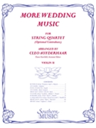 More Wedding Music For String Quartet by - Aufderhaar - for Violin 2