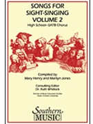 Songs For Sight Singing-HS SATB-Vol 2 by Siltman Bobby - Whitlock R - for Sightreading (HS SATB 2)