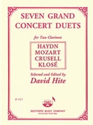 7 Grand Concert Duets by Mozart Wolfgang Amadeus - Hite David - for Bb Clarinet