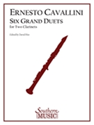 6 Grand Duets by Cavallini Ernesto - Hite David - for Clarinet Duet