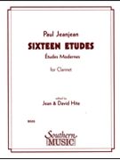 16 Etudes by Jeanjean Paul - Hite David - for Clarinet Method