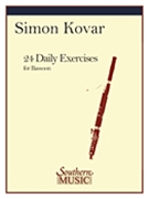24 Daily Exercises by Kovar Simon for Bassoon Method