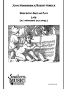 When Sappho Sings & Plays by Hemmenway John for SATB