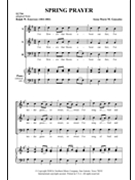 Spring Prayer by Gonzalez Anna Marie for SAB a cappella