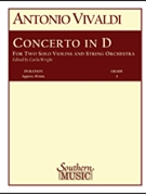 Concerto In D (2 Solo Violins) by Vivaldi Antonio Lucio - Wright - for String Orchestra