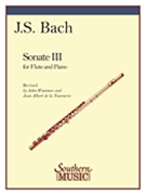 Sonata #3 by Bach Johann Sebastian - Wummer John - for Flute and Piano