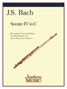 Sonata #4 by Bach Johann Sebastian - Wummer John - for Flute and Piano