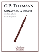 Sonata In A Minor by Telemann Georg Philipp - Andraud Albert - for Oboe and Piano