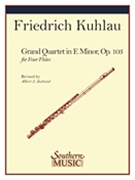 Grand Quartet Opus 103 by Kuhlau Friedrich - Andraud Albert - for Flute Quartet