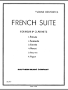 French Suite by Desportes Yvonne for Bb Clarinet Quartet