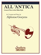 All'Antica by Goeyens Alphonse for Trumpet and Piano