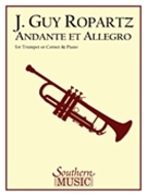 Andante & Allegro by Ropartz Joseph Guy - Mager and Andraud - for Trumpet and Piano
