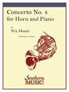 Concerto #4 K495 by Mozart Wolfgang Amadeus - Sansone Lorenzo - for French Horn and Piano
