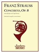 Concerto Opus 8 by Strauss Franz - Sansone Lorenzo - for French Horn and Piano