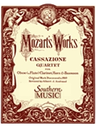 Cassazione by Mozart Wolfgang Amadeus - Andraud Albert - for Woodwind Quartet