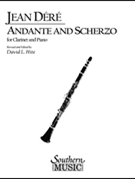 Andante & Scherzo by Dere - Hite David - for Clarinet Solo