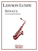 Sonata by Lunde Lawson for Alto Saxophone and Piano