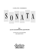 Sonata by Anderson Garland for Alto Saxophone and Piano
