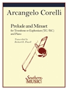 Prelude & Minuet by Corelli Arcangelo - Powell Richard - for Trombone and Piano