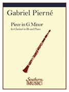 Piece In G Minor by Pierne Gabriel for Bb Clarinet and Piano