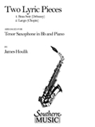 Two Lyric Pieces (Beau Soir/Largo) by Debussy Claude - Houlik James - for Tenor Sax