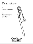 Dramatique by Solomon Edward for Trombone and Piano