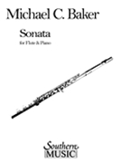 Sonata For Flute & Piano by Baker for Flute and Piano