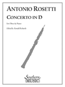 Concerto In D by Rosetti Francesco Antonio - Richards Ronald - for Oboe and Piano