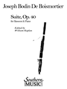Suite by Boismortier Joseph Bodin de - William Kaplan - for Bassoon