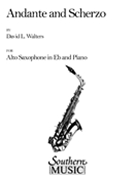 Andante and Scherzo by Walters David for Alto Sax