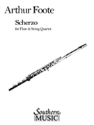 Scherzo for Flute & String Quartet by Foote Arthur for Score