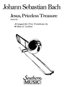 Jesus Priceless Treasure by Bach Johann Sebastian - Collins Wilbur - for 3-5 Trom