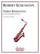 3 Romances by Schumann Robert - Hemke Frederick - for Alto Saxophone and Piano