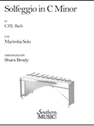 Solfeggio In C Minor by Bach Carl Philipp Emanuel - Brody Sharda - for Marimba Solo