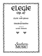 Elegie Opus 47 by Boehm Theobald - Thomas - for Flute Solo